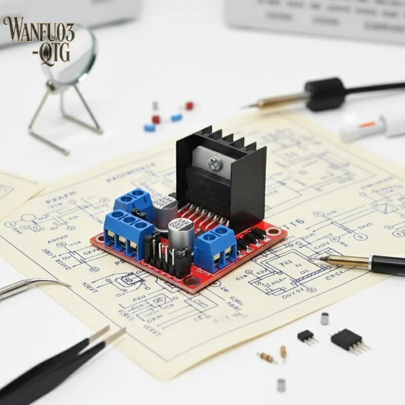 Hot Sale 1Pcs L298N Motor Driver Board DC & Stepper Motor Driver Module For Smart Car Robot