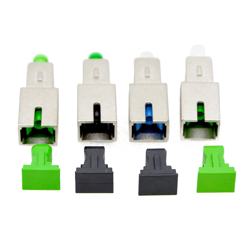 Conector atenuador de fibra óptica de 0dB SC/APC hembra a SC/UPC macho SM-9/125 adaptador acoplador de brida accesorio de fibra óptica