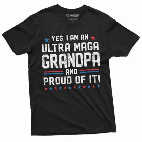 Yes I Am An Ultra Maga Grandpa Shirt Grandpa Political Tee Conservative Shirt