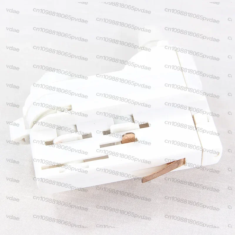 Four Wire Guide Rail Head Black White LED Track Lamp Guide Shell Track Light Fitting 10pcs