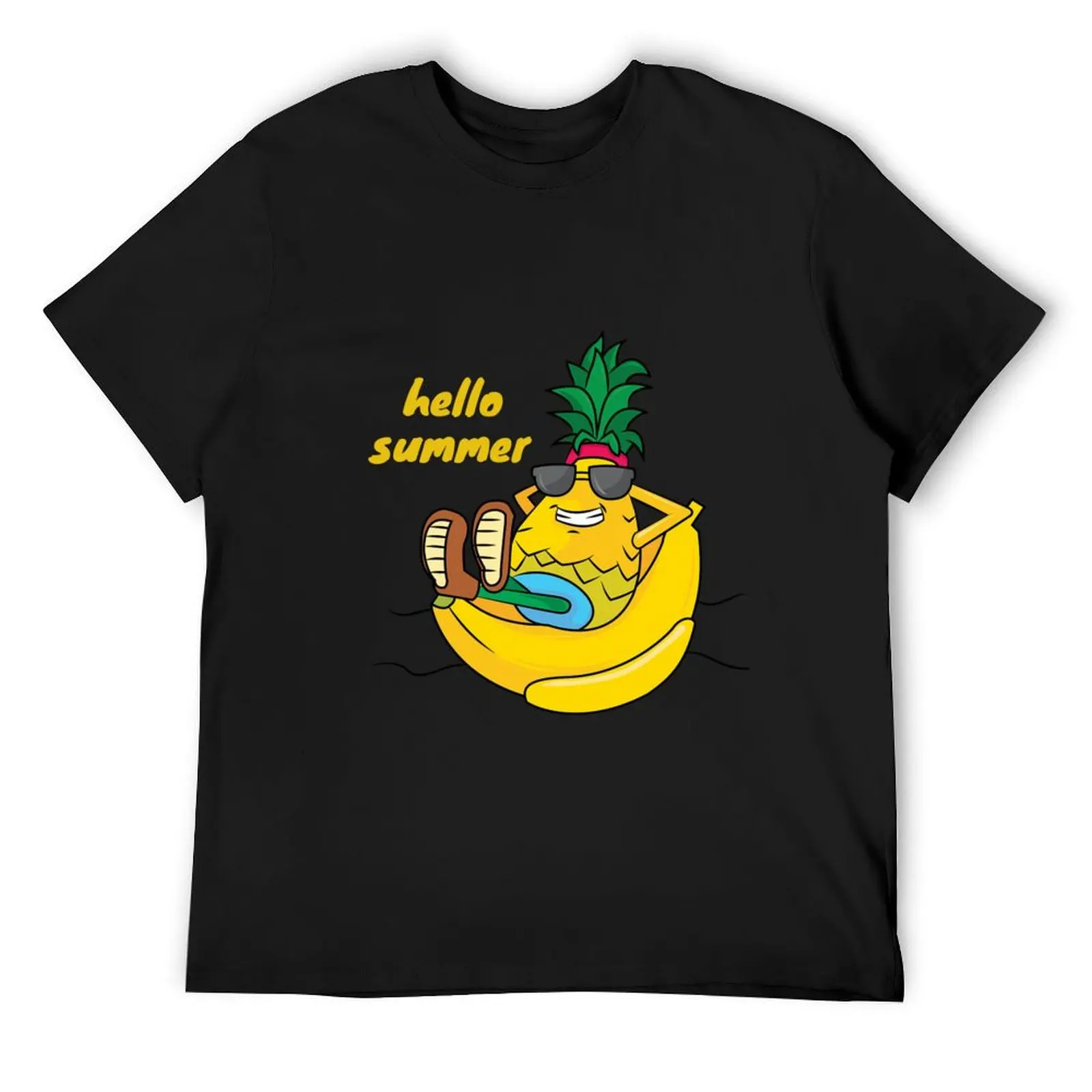 

hello summer  T-Shirt Anime t-shirt custom t shirt Man t-shirt men t shirt