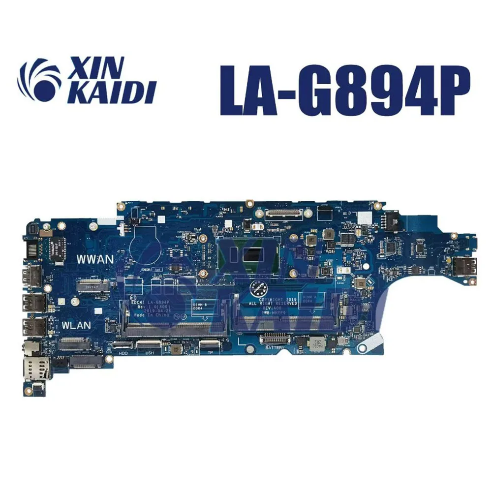 Notebook Motherboard For DELL Latitude 5400 0M9MXD LA-G894P 0P3R0F Laptop Mainboard with CPU I5 8th Gen Systemboard