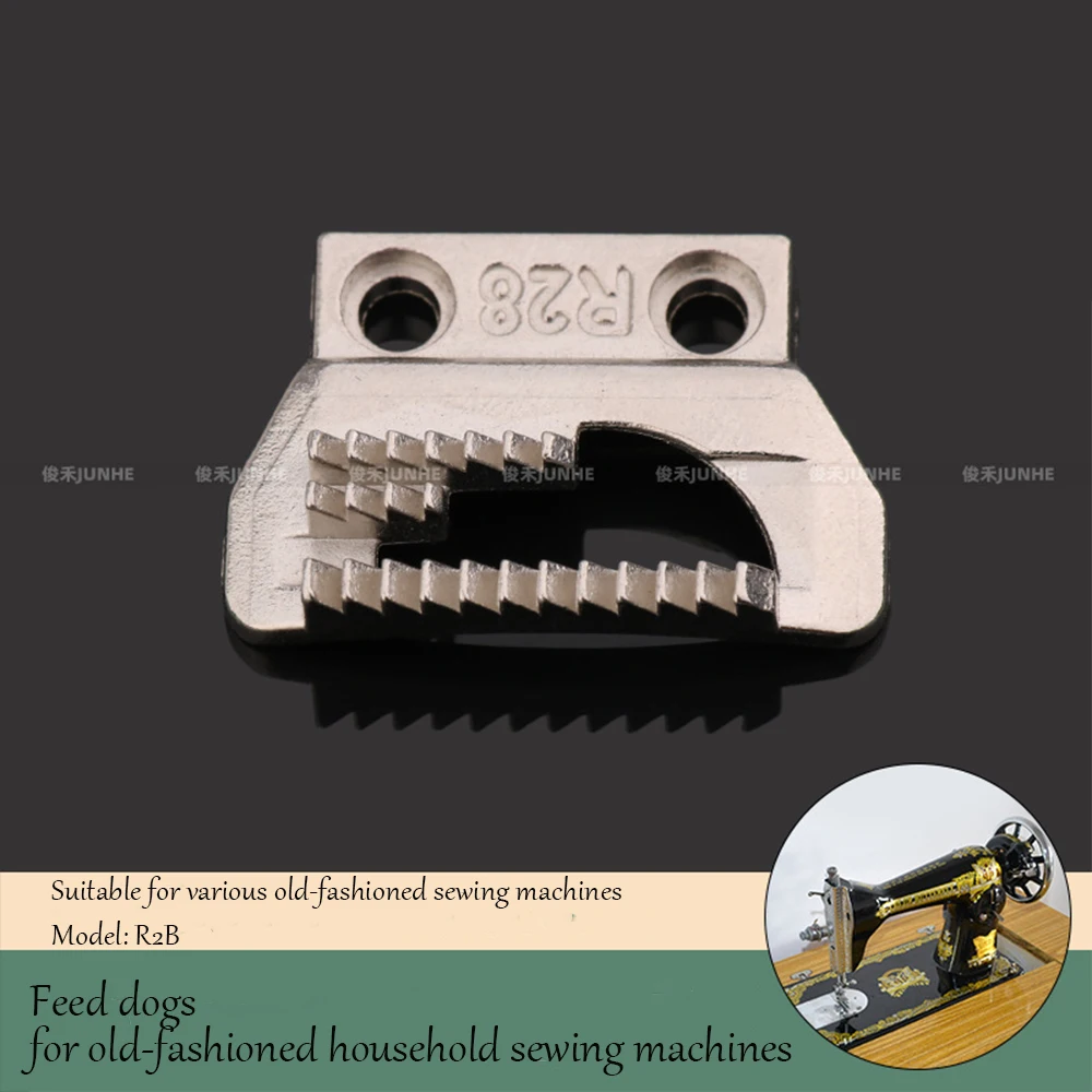 1/3Pcs Modell R28 Haushalt Altmodische/Vintage Fußbetätigte Fußpedal Nähmaschine Zubehör Feed Dogs