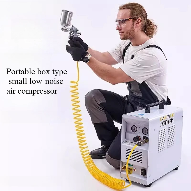 

220V portable oil-freeair compressor,low-noise small air pump,suitable for painting,tire inflation,car maintenance,household use