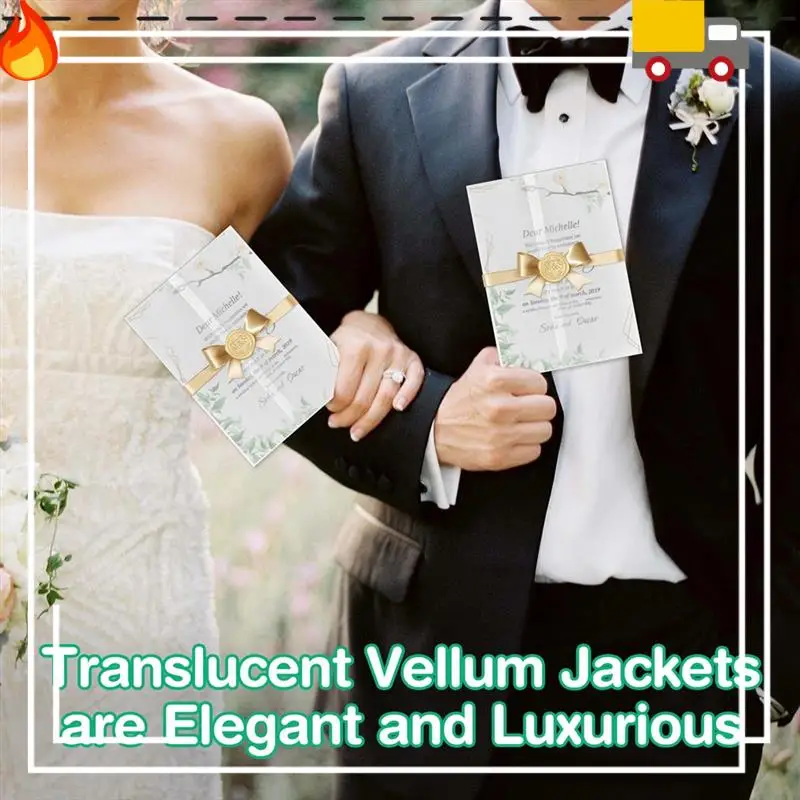 

Discount-200 Pack Bulk Transparent Paper Envelope Liners Pre-Folded Packaging, Wedding Cards, Greeting Cards