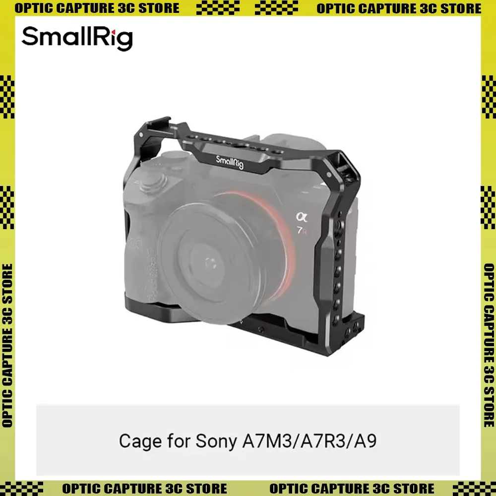 

Smallrig DSLR for A7 III A73 A7M3 Camera Cage for Sony A7III Rig with Cold Shoe Mount for Sony A7III A7RIII A9 Camera Kit -2918