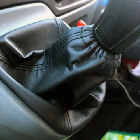 För Ford Transit 06-14 PU-läder Växelspaksknopp Damask Gaitor Damaskskydd 6C117B118ABYYJV Manuell söm Svart Helkropp 10 best sales växelstövel - №8