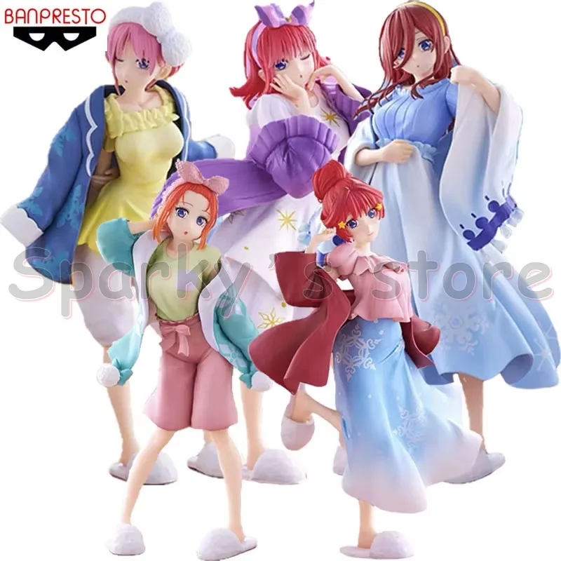 Bandai Original Ichiban KUJI The Quintessential Quintuplets Anime Figure Nakano Ichika Action Figure Toys For Kids Gifts Model