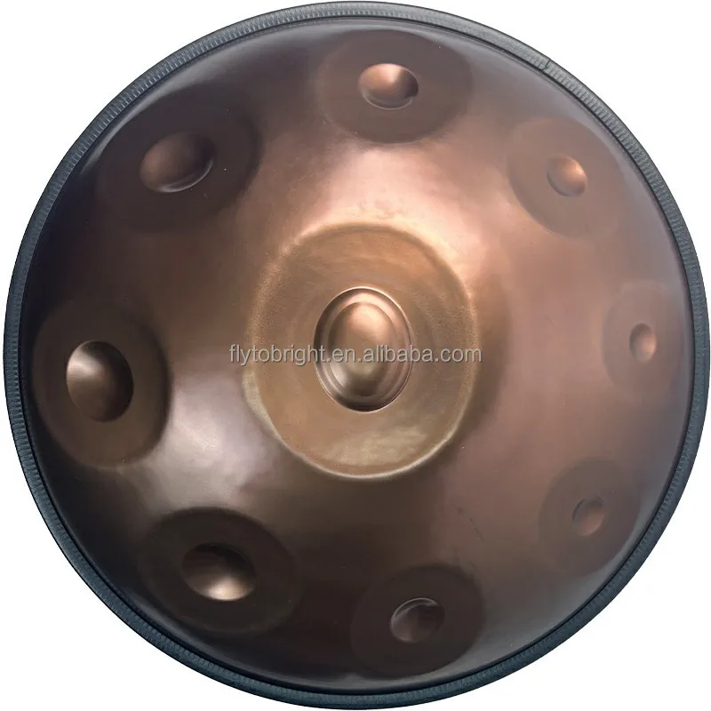 22inch Stainless Steel Handpan Drum Instruments , D Krud Minor 440 / 432 Hz Handpan