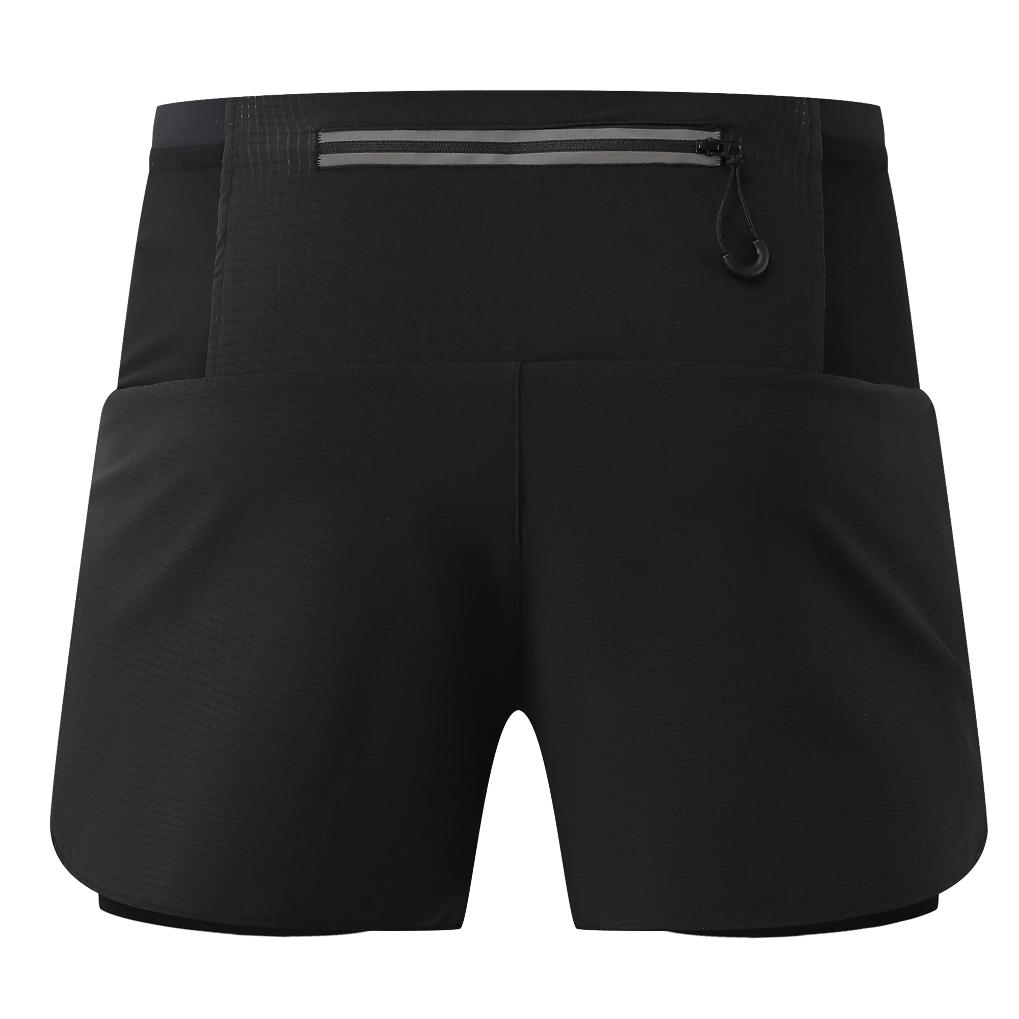 Herren 2-in-1 Marathon-Laufshorts mit Taschen für Outdoor-Sport, Training, Fitness und Wandern, Atmungsaktiv und Schnelltrocknend – Detail 10