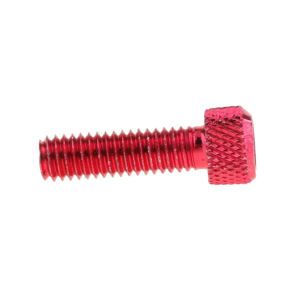 10pcs M6 x 20mm Pitch Alloy Steel Hex Bolt Socket Head Cap Screws Red high quality aluminum alloy strength corrosion resistance