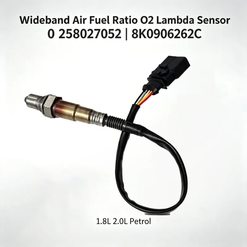 8K0906262C 0258027052 Upstream Air Fuel Ratio O2 Sensor Pre-Cat Lambda for Audi A4 B8 A5 Q5 1.8T 2.0T TFSI