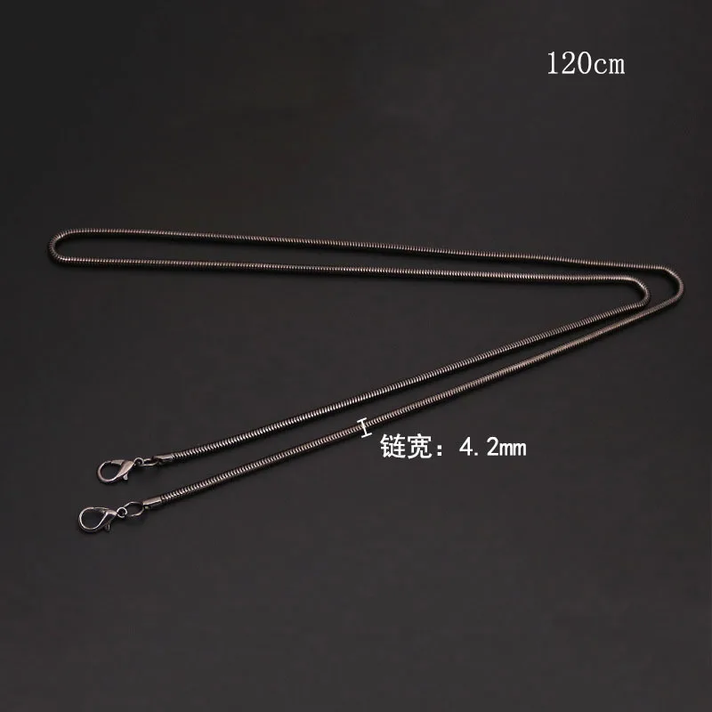 Correa de hombro para mujer, accesorio de Metal de 120cm, cadena cruzada, hebillas de monedero