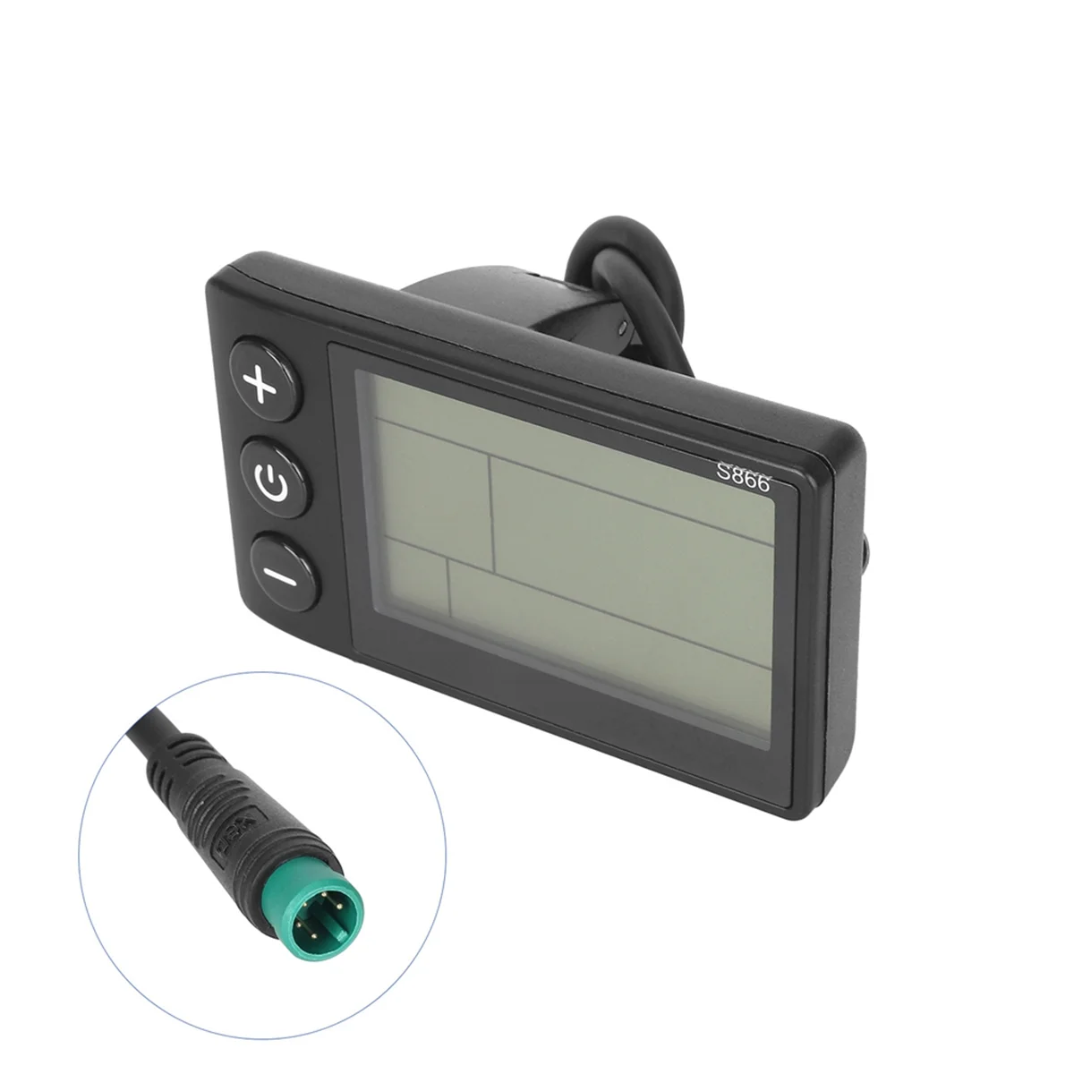 LCD Display for Electric Bike Scooter Controller Scooter  ligent LCD Instrument (Five-Core Waterproof Head)