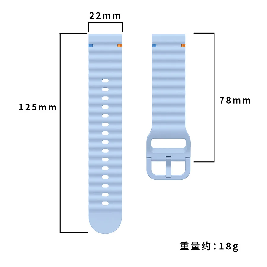 Gelang 22Mm untuk Jam Tangan OnePlus 3 2 2R Gelang Pengganti Tahan Air Sejuk untuk Jam Tangan Oppo X X2 Tali
