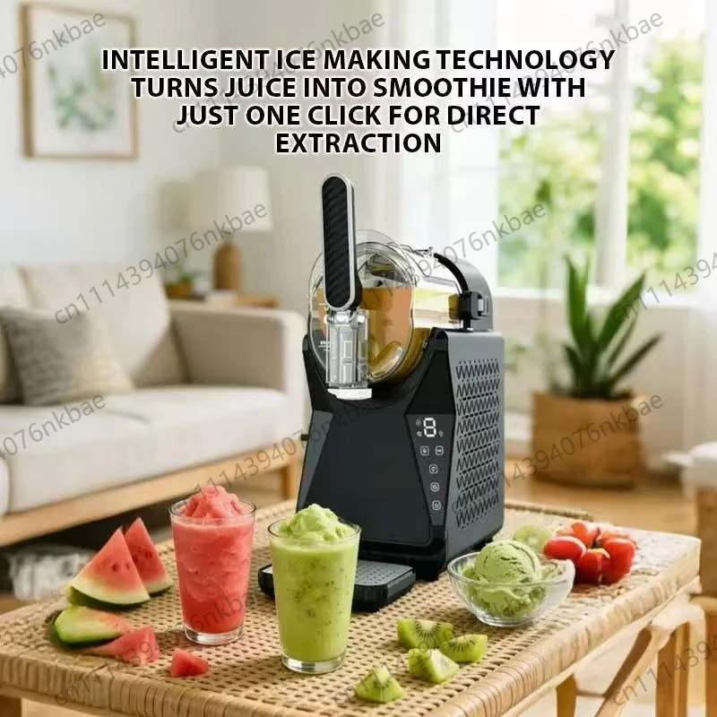 7-in-1 Home Slush Machine, Color Touch Screen Ice Cream & Milkshake Maker