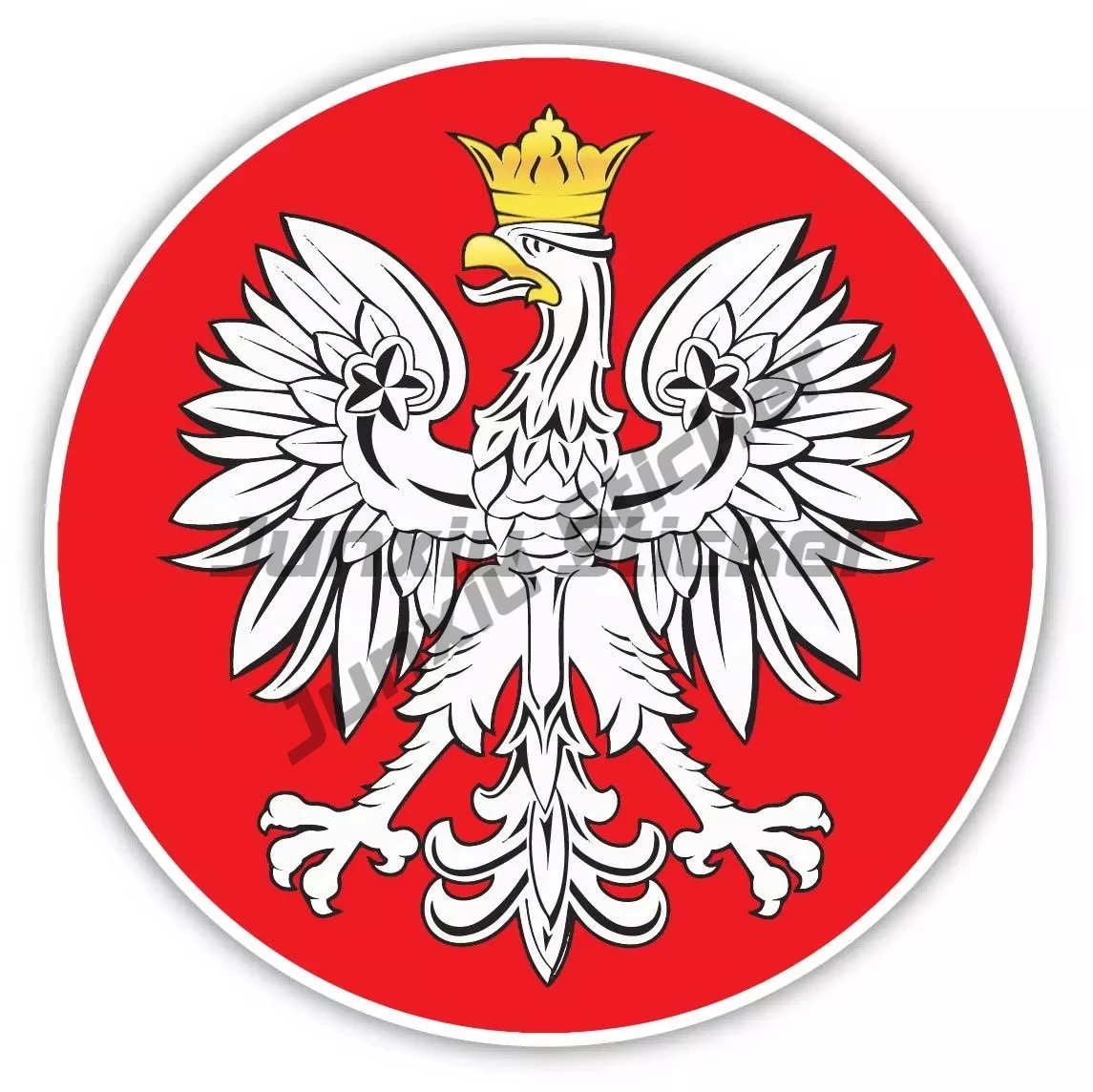 

Флаг Польши Герб Орел Виниловая наклейка на автомобиль Ретро Gdansk Polska Круглая карта Путешествия JDM Ремонт Наклейки Новый энергетический аксессуар