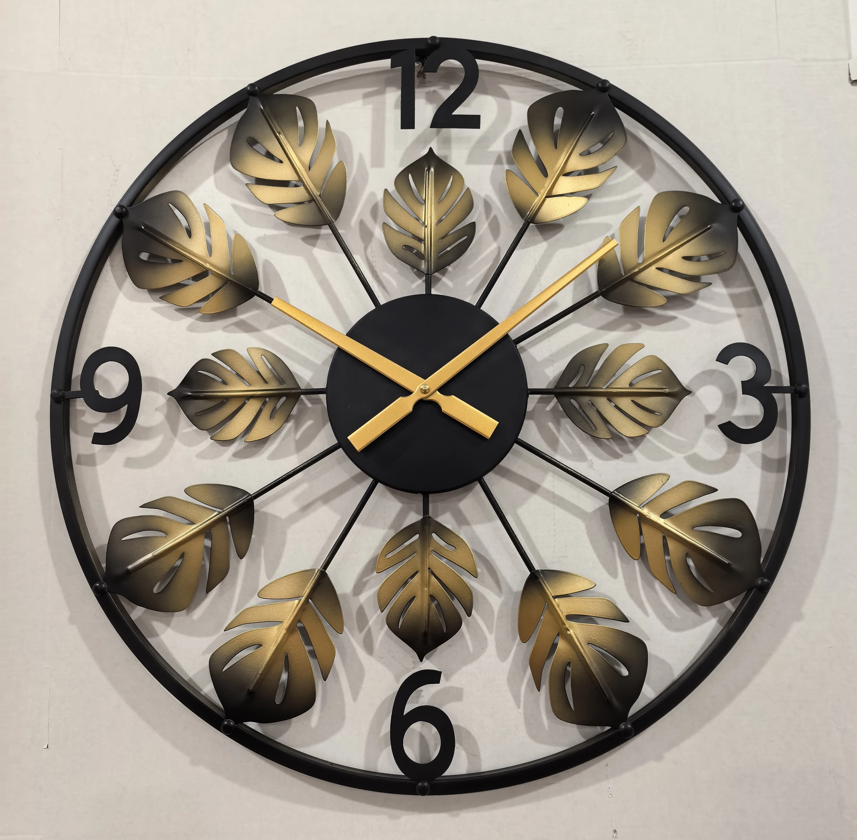 &c 60CM Large Modern Creative Iron Art Simple Design Bedroom Wall Hanging Clock Decoration Watch Wholesale Dropshipping DDP