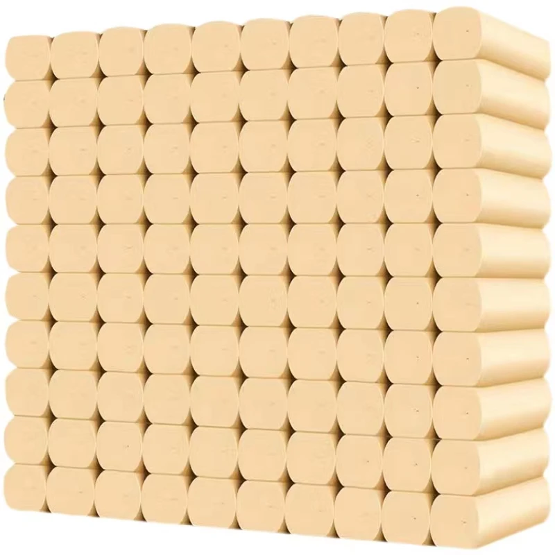 مناديل ورقية للحمام بدون لب بسعر اقتصادي، مناديل يد من لب الخيزران، منتجات نظافة منزلية صديقة للبيئة