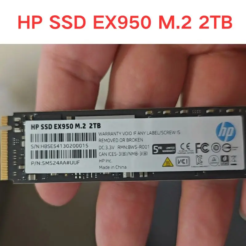 New  HP SSD EX950 M.2 2TB Solid State Drive Fast Shipping