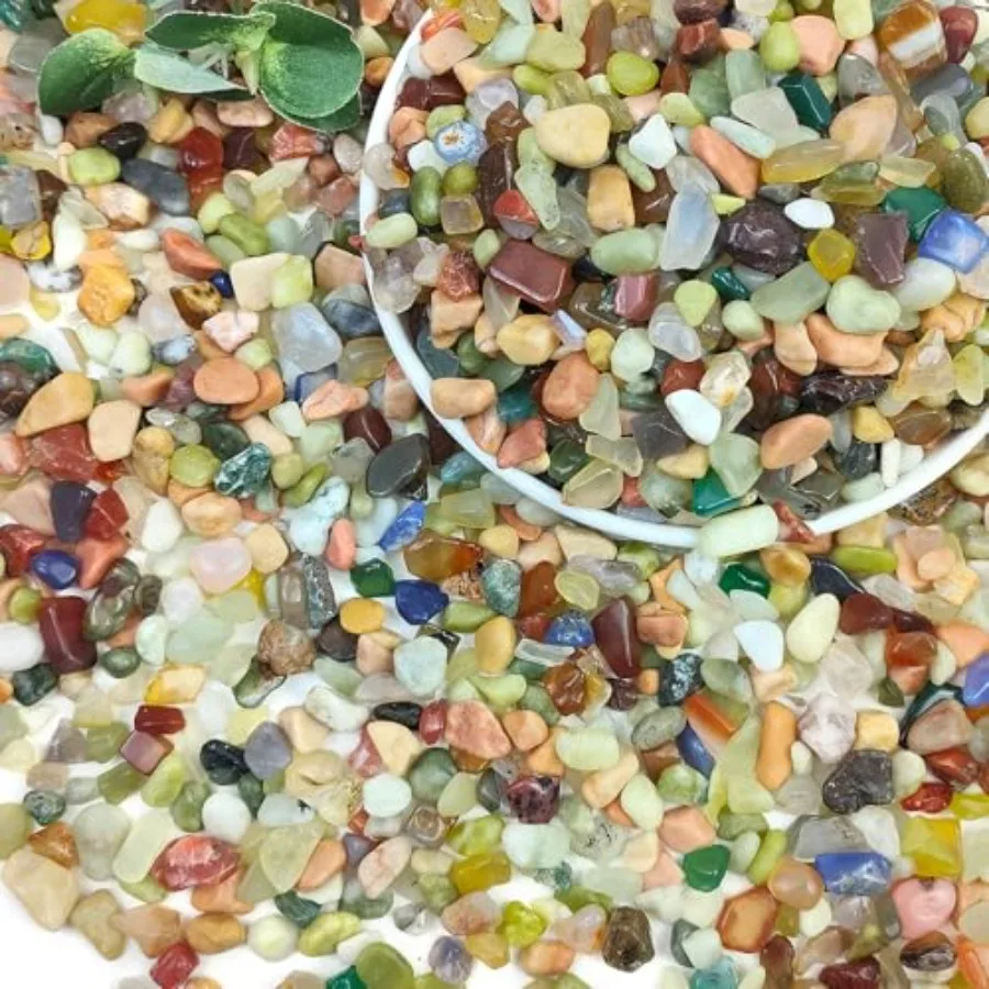 

0 Pebbles for Succulent, 3/8 Inch Natural River Rocks for Plants, Natural Decorative Polished Pebbles for Cactus, Vases, Plante