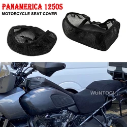 Motorcycle Accessories Protecting Cushion Seat Cover For PANAMERICA 1250S Pan America 1250 PA1250 Nylon Fabric Saddle Seat Cover