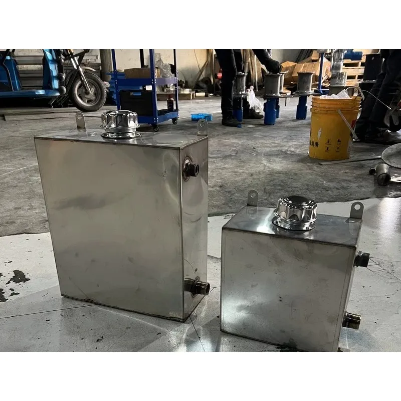 Stainless steel hydraulic oil tank Stainless steel two-wheel net lifting machine Marine net lifting machine Oil tank cage
