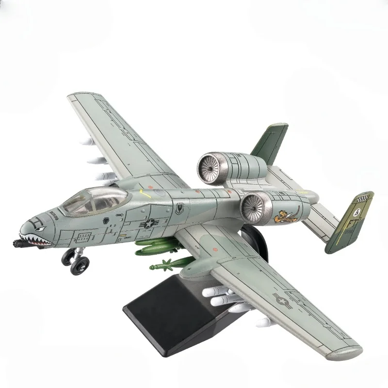 1:72 US A-10 Thunderbolt II Support Attack Aircraft Model Creative Military Series Building Blocks Toys For Boys Christmas Gifts