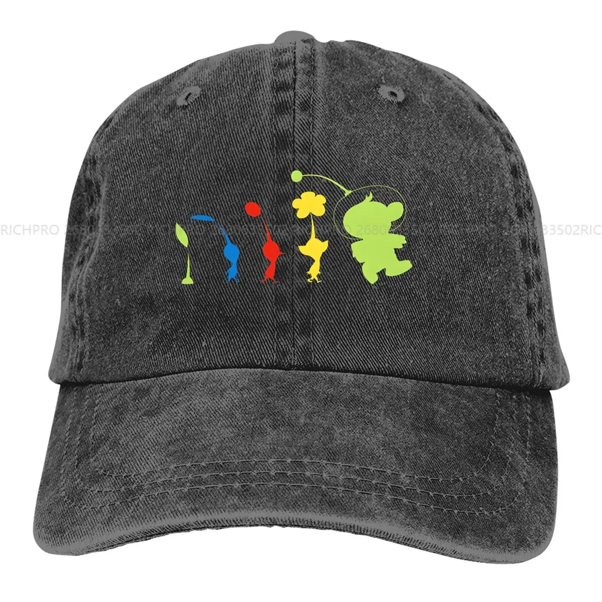 Summer Cap Sun Visor Follow The Leader Hip Hop Caps Pikmins Game Cowboy Hat Peaked Hats