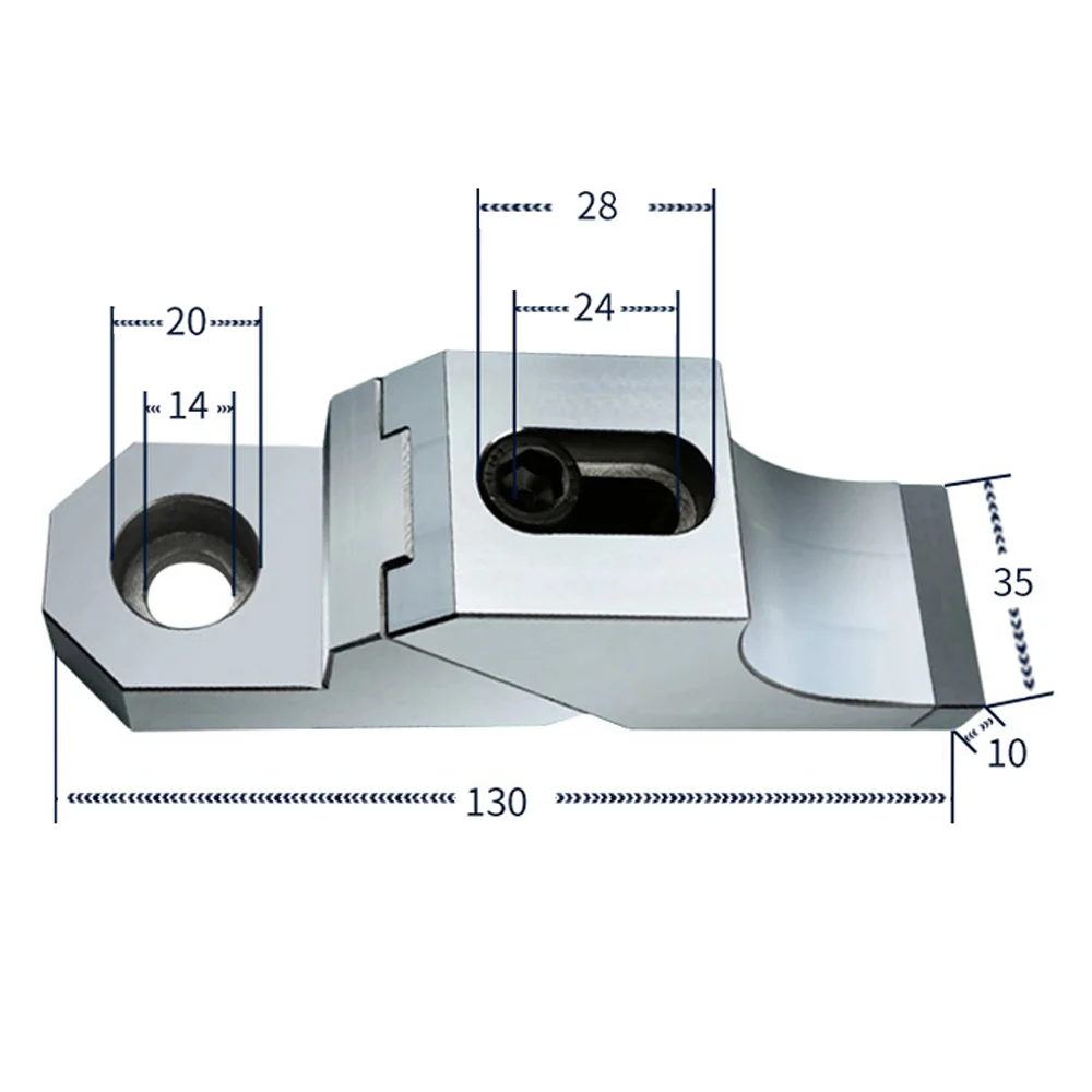 One-Way Heavy-Duty Toad Pliers CNC Mold Processing Side Fixed Anti-Warping Multi-Station Precision Vise OK Clamp