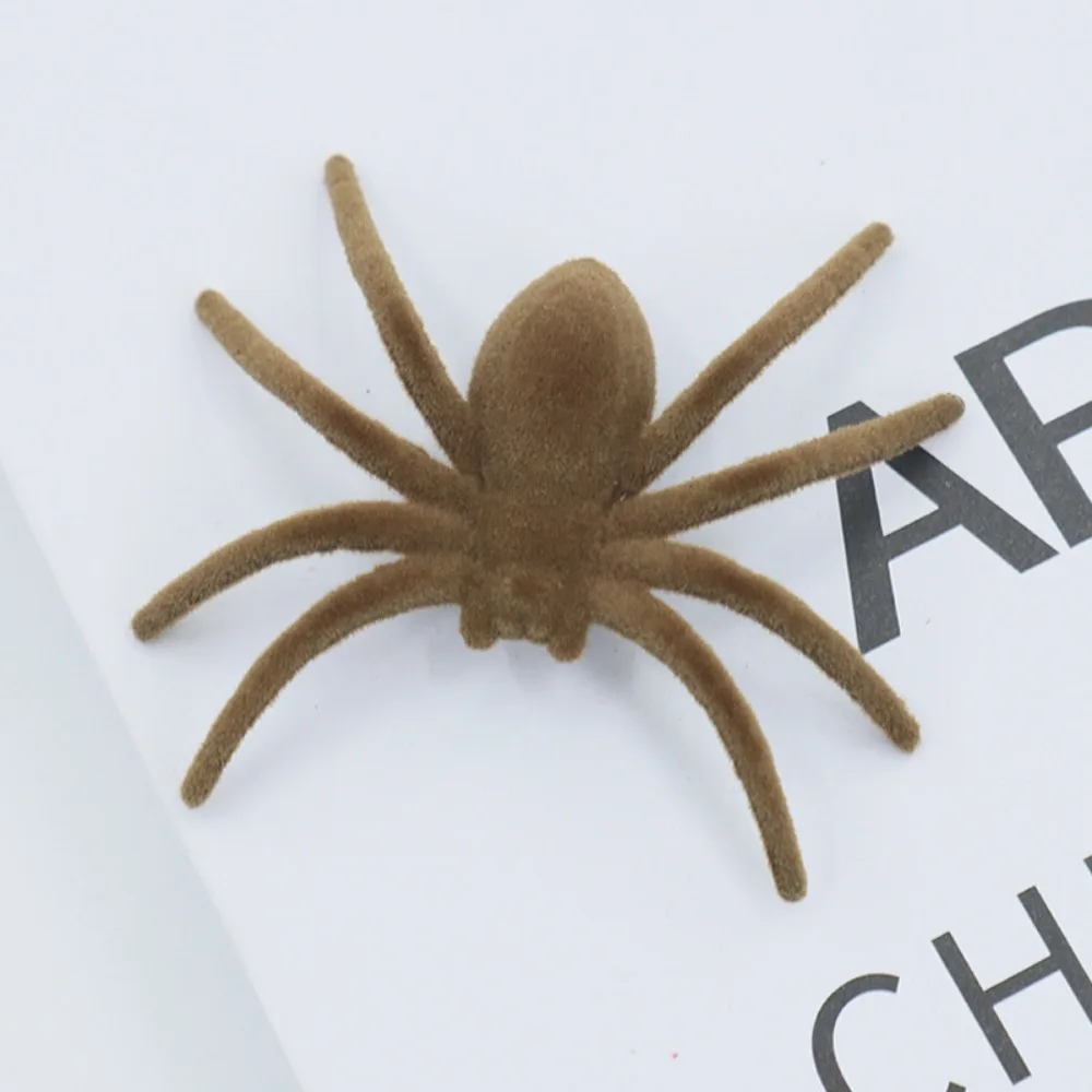 

10PCS Spider Model Mini Halloween Spider Realistic Simulation Fake 3D Spider Scary Artificial Spider Learning