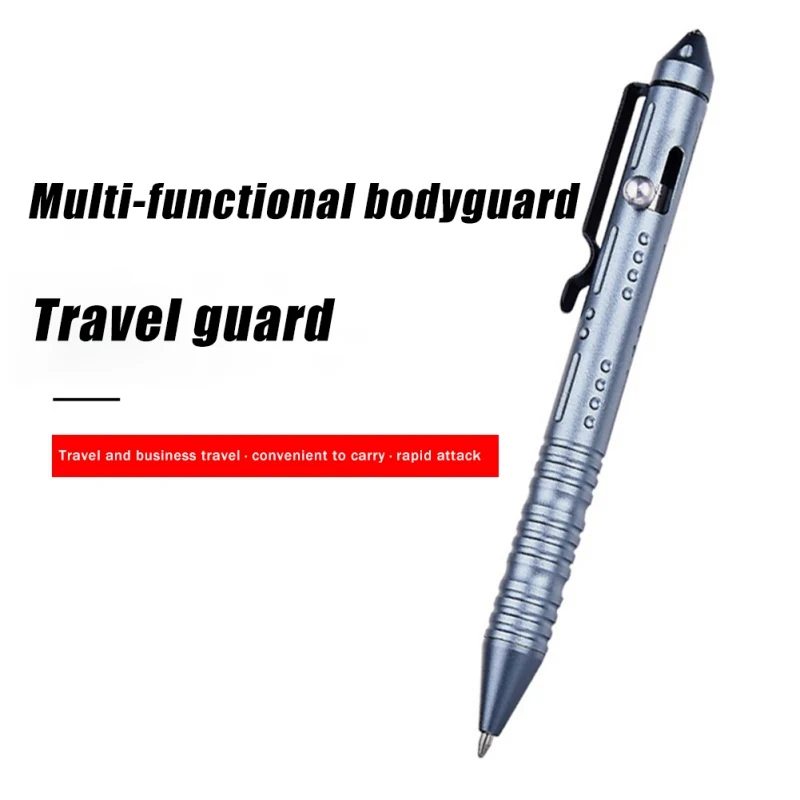 

Portable Tactical Pen Self Defense Window Glass Breaker Aluminum Alloy EDC Tool Outdoor Camp Emergency Kit Ball Point Pens