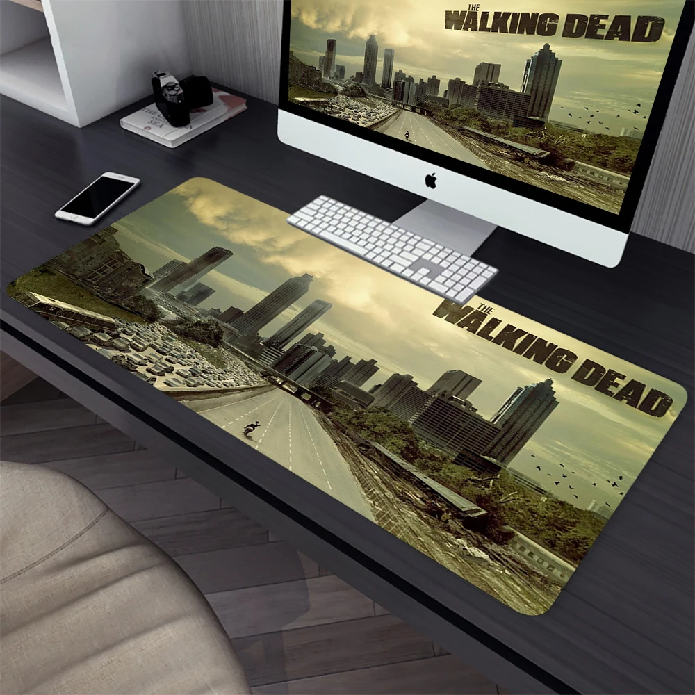 Imagem -02 - Walking Dead Grande Gaming Mouse Pad Computador Mousepad Computador Computador Computador Gamer Computador Portátil Tapete do Rato do Escritório Mausepad Xxl Teclado Tapete de Mesa o