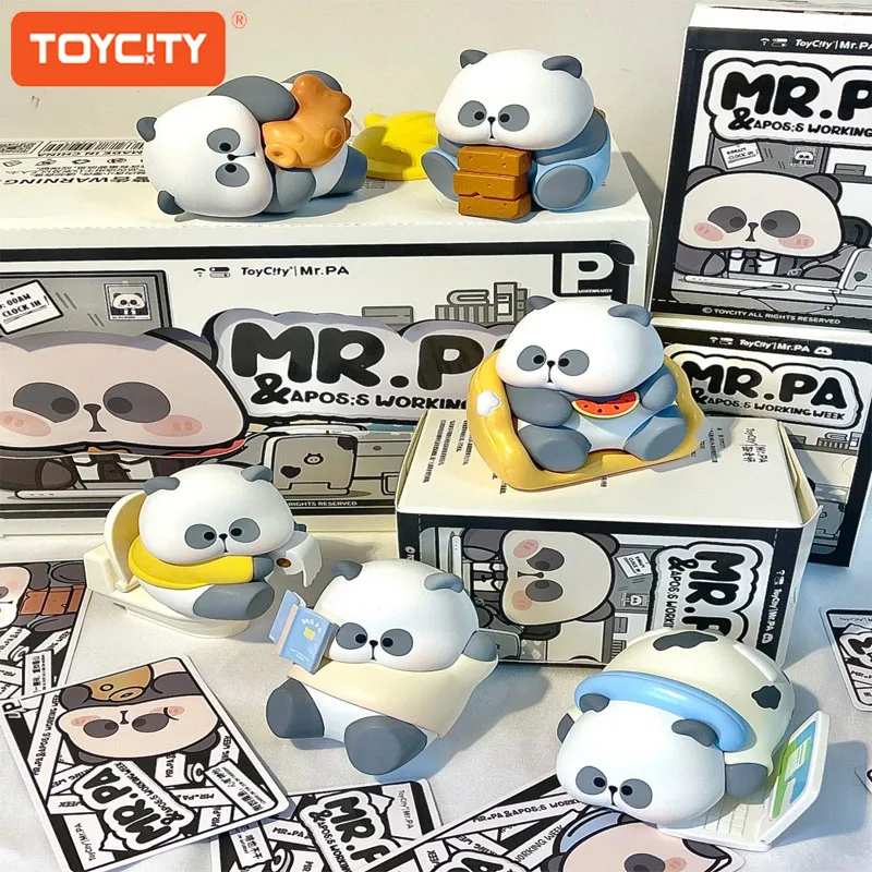 Toycity オリジナル漫画 MR.PA ペリフェリア ブラインドボックス「ワーキングウィーク」シリーズ アクションフィギュア ミステリーボックス コレクション おもちゃ 子供向けギフト