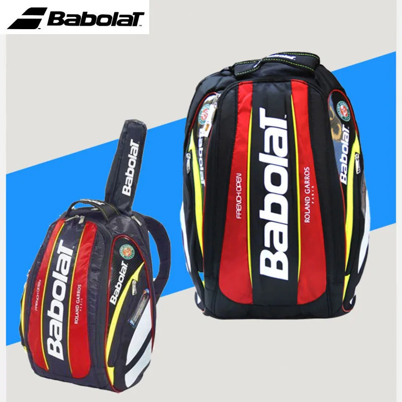 Nero rosso nuovo Design BABOLAT Tennis zaino multifunzione uomo donna Squash Badminton Tennis Bag grande capacità 2R Tenis Bags