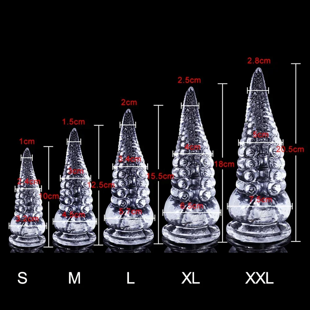 شفاف لينة دسار الأخطبوط مخالب كبيرة شرجي التوصيل الشرج توسيع المهبل موسع الغريبة ديك بعقب المكونات الجنس لعب الكبار 18 +