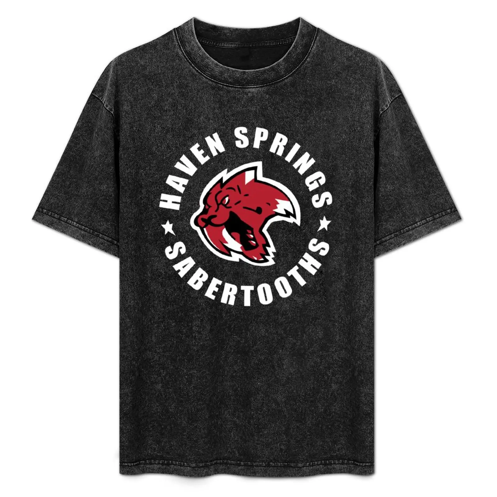 

Haven Springs Sabertooths T-Shirt Urban Style Casual Short Sleeve Top