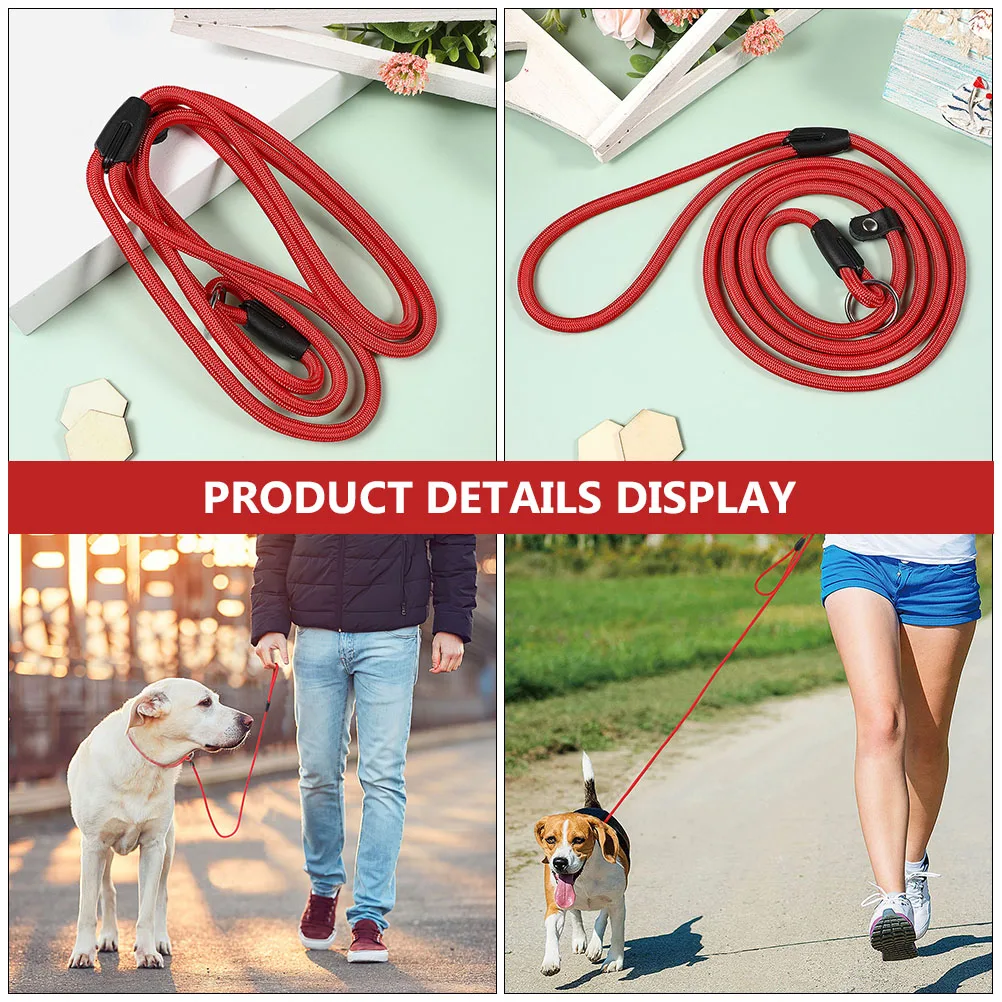 

3pcs Pet Leash 140cm Long Soft Nylon Dog Lead Wear resistant Lightweight Portable Puppy Training Accessory Harness Rope