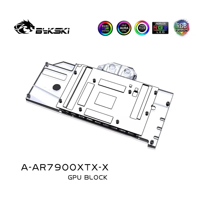 �y�Z�[�����zBykski���E�H�[�^�[�u���b�N ASRock AMD Radeon RX 7900 XTX Taichi GPU�J�[�h�p / ������p���W�G�[�^�[ RGB AURA/ A-AR7900XTX-X�Ή�