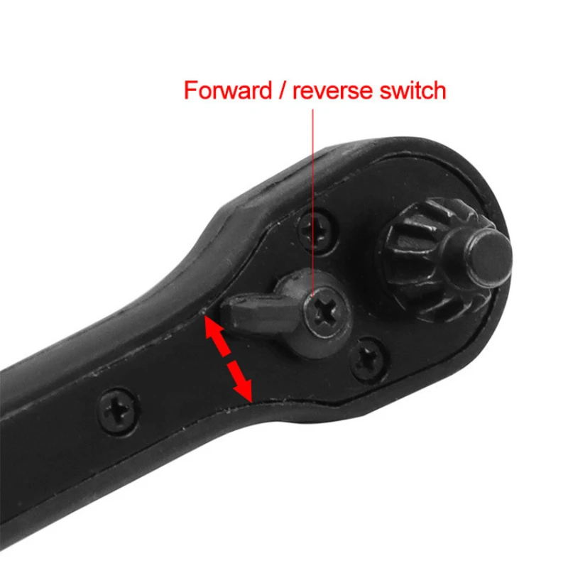 Universal Drill Chuck Spanner Torque Wrench 2 In 1 Key Ratchet Wrench for Quick Change Drill Bit Fittings Screw Hand Tools