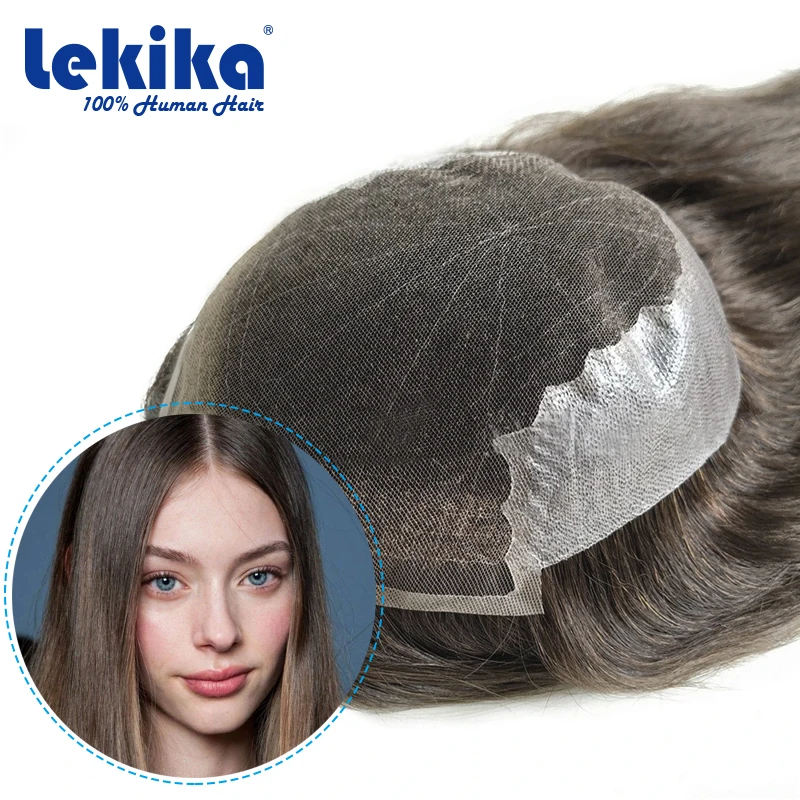 

Длинные волосы, швейцарские кружева и искусственные женские парики, реалистичные человеческие волосы, белые женские человеческие волосы, дышащий мужской протез волос 14 "/16"/18"/20"