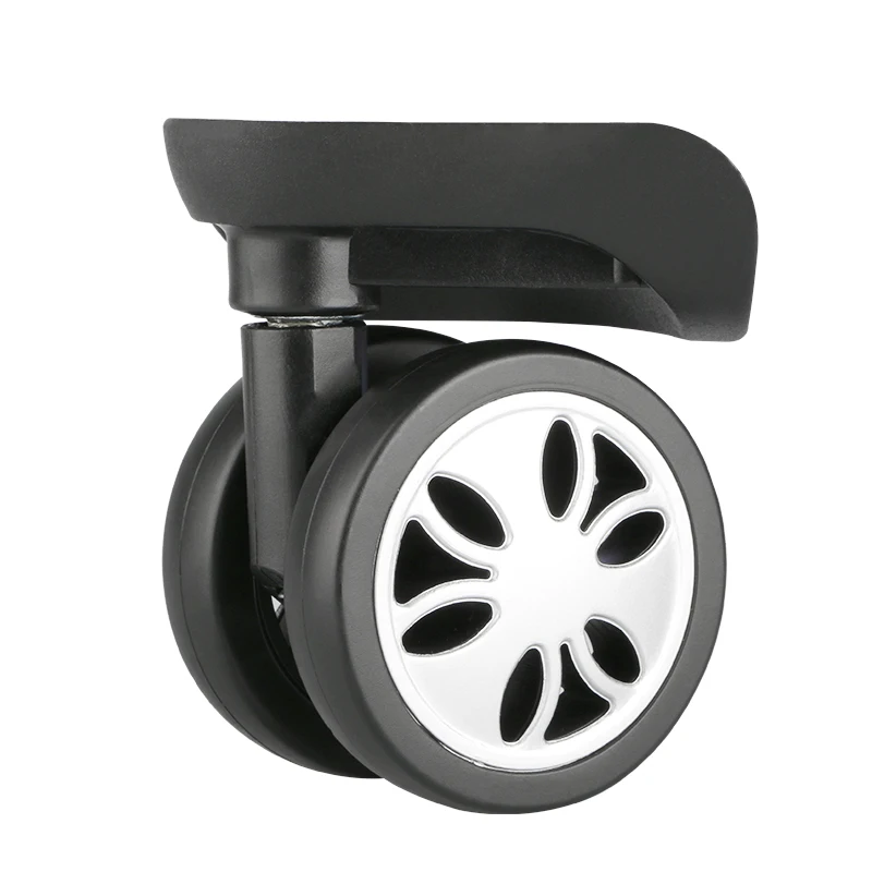 2PCS Luggage Silent Wheels Replacement Casters Silent Durable Wear-Resistant Suitable for Trolley Travel Bag Easy Installation