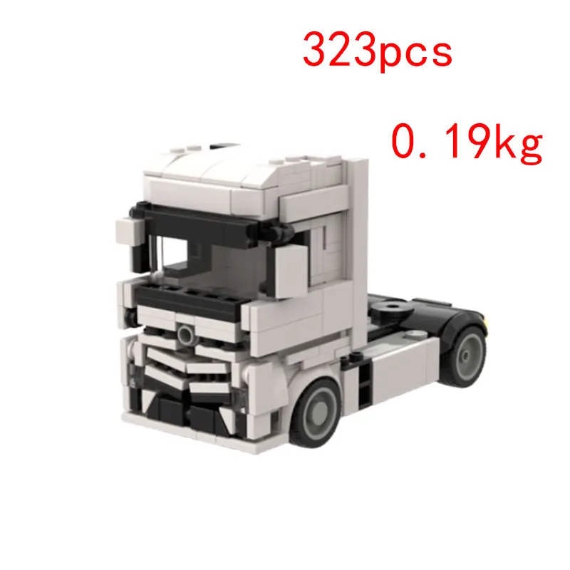 Spot new MOC-38080 33999 323pcs small particle assembly building blocks mini truck head model toy gift set