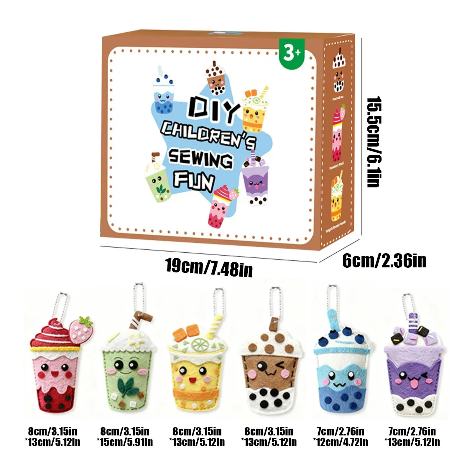 مجموعة الخياطة للأطفال الحليب الشاي الفنون الحرف ألعاب تعليمية ورأى الخياطة الذين تتراوح أعمارهم بين 3 الفتيات الفتيان المراهقين مدرسة السفر حفلة يوم ممطر