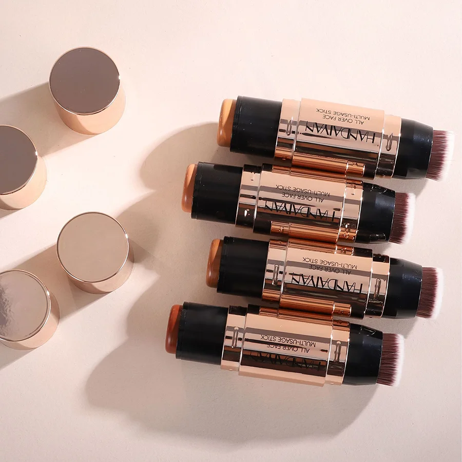 Double Head Stick Natural Stereoscopic Concealer Nose Concealer Long-lasting waterproof and easy to color