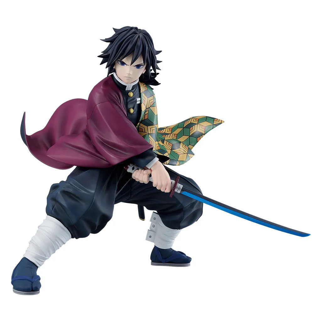 In Magazzino Originale BANDAI Ichiban Kuji Demone Slayer Upper Moon Tre Kamado Tanjirou Giyu Tomioka Akaza Figura Anime Modello Giocattolo