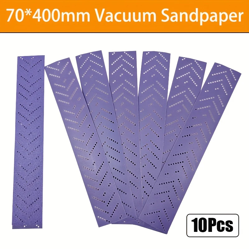 70*400MM Long Purple Ceramic Sandpaper for Car Grinding and Polishing Flocking Sandpaper Abrasive 80/120/180/240/320