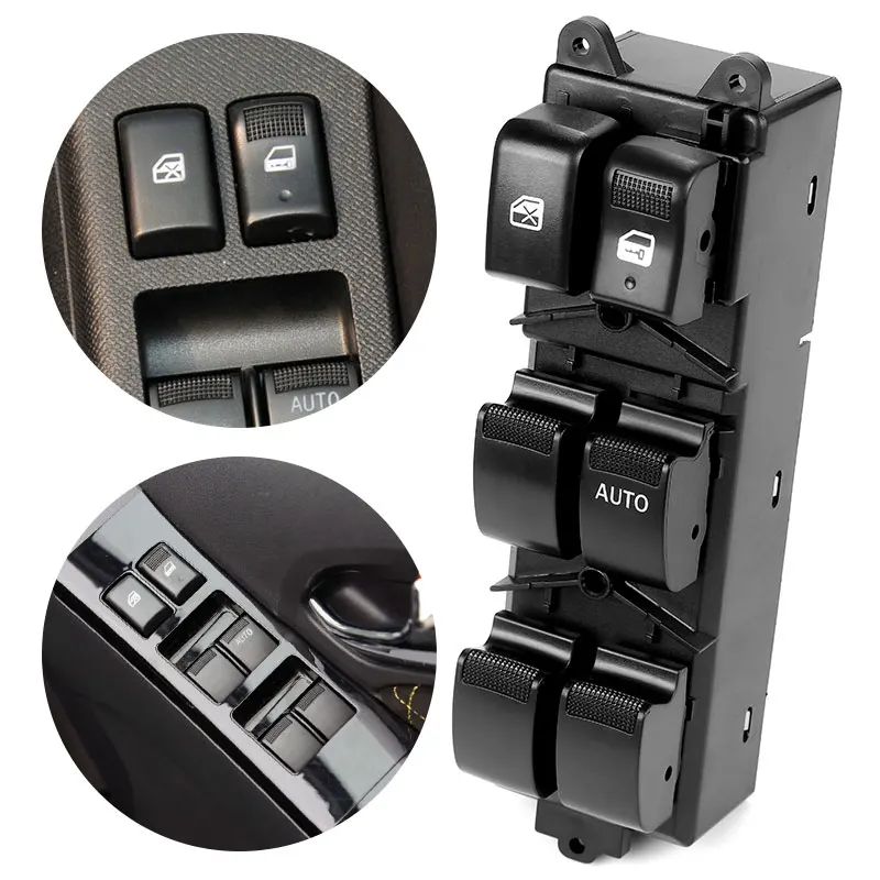 

1PC 4-Door Electric Main Window Switch Suitable For Isuzu D-Max Dmax MU-X 2012-ON Electric Power Window Master Control Switch