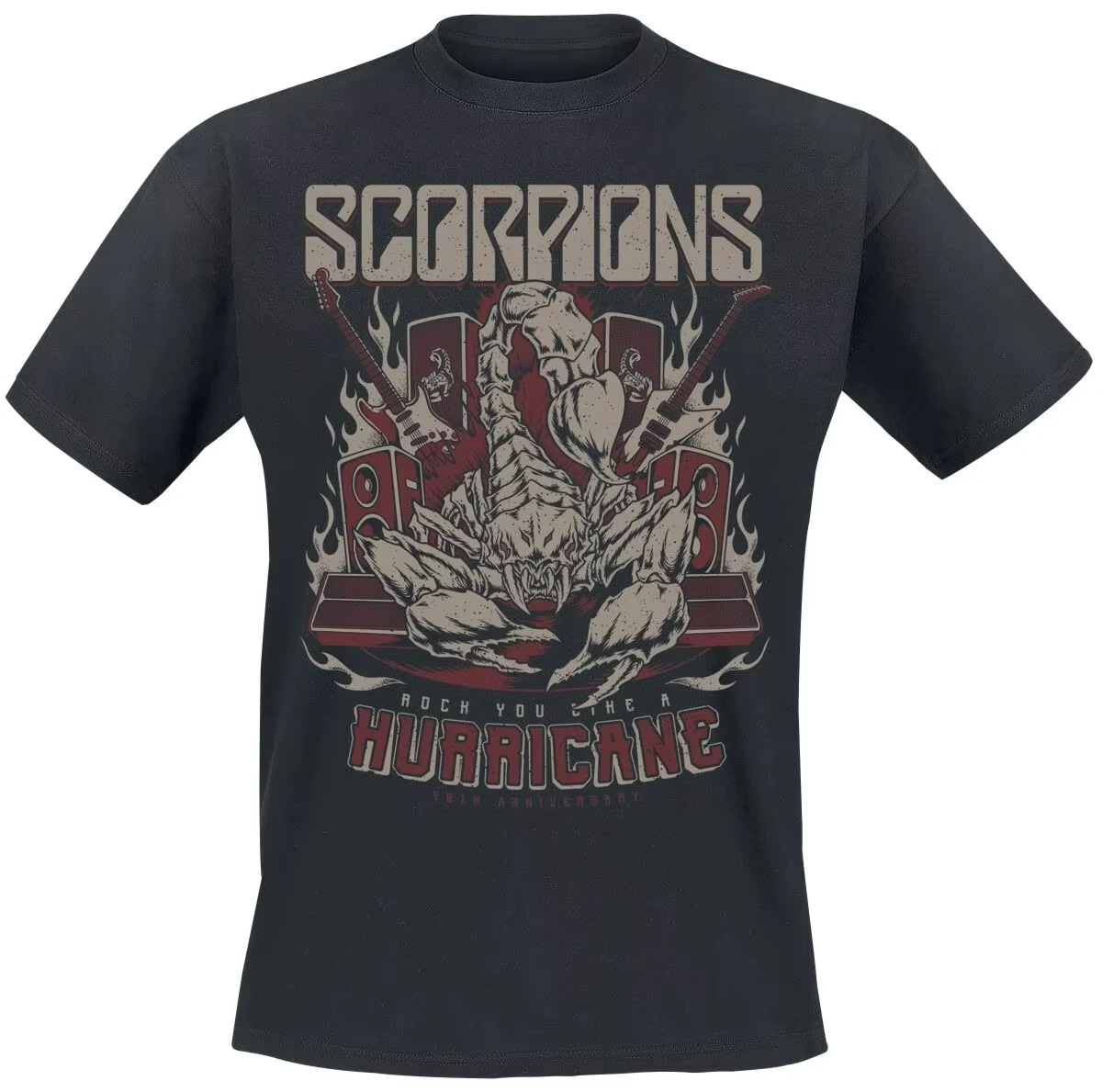 2026 Scorpions Rock Band T-Shirt Cotton Graphic Tee Men Women Summer Streetwear