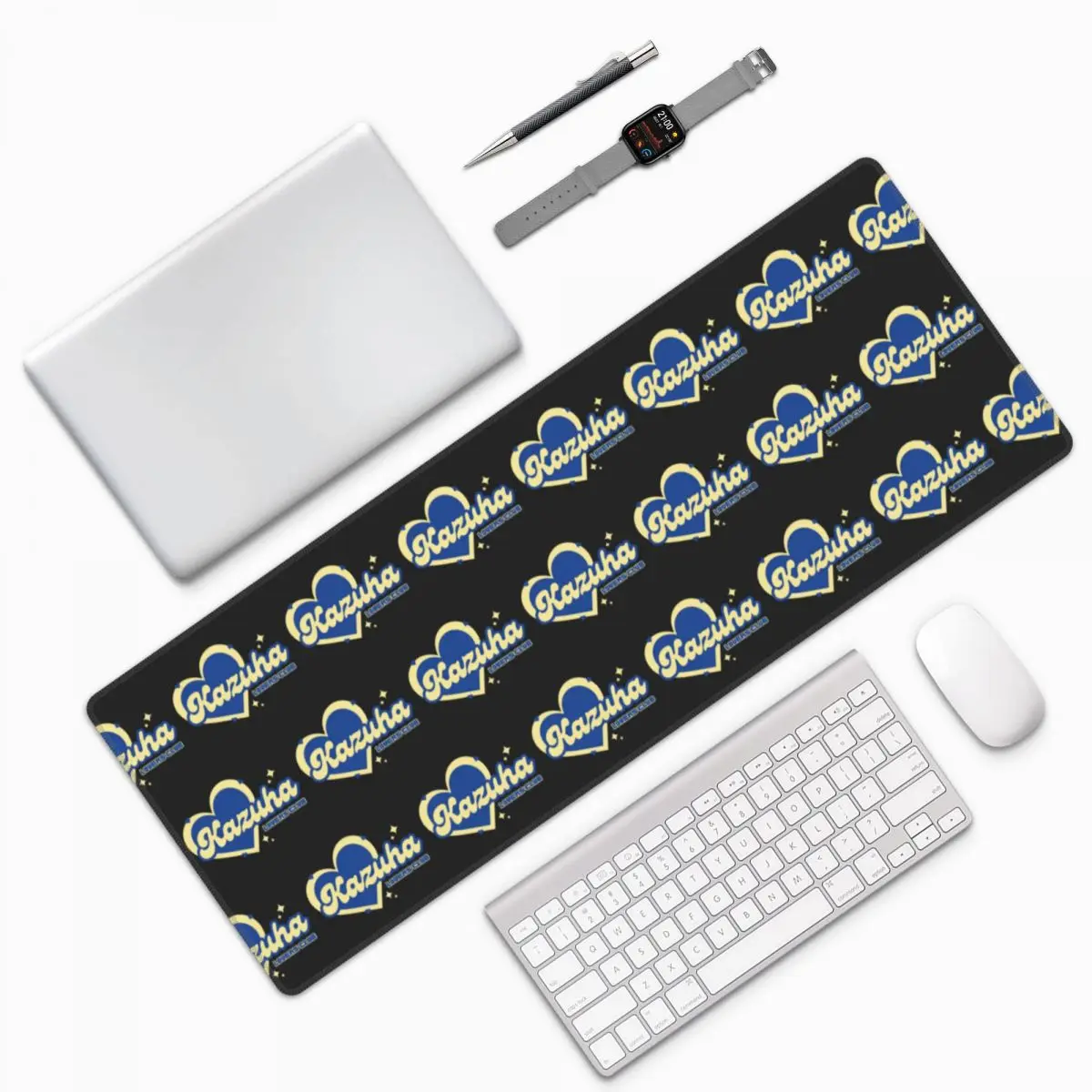Kazuha Lovers Club Large Mouse Pad Computer Keyboard Mouse Mat Gaming PC Laptop Desk Mat Office Accessories Table Mats